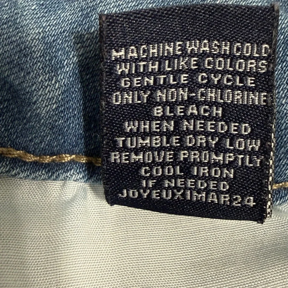 Vanilla Star‎ Womens Jeans Size 22W Light Wash Bootcut Raw Hem Denim Stretch